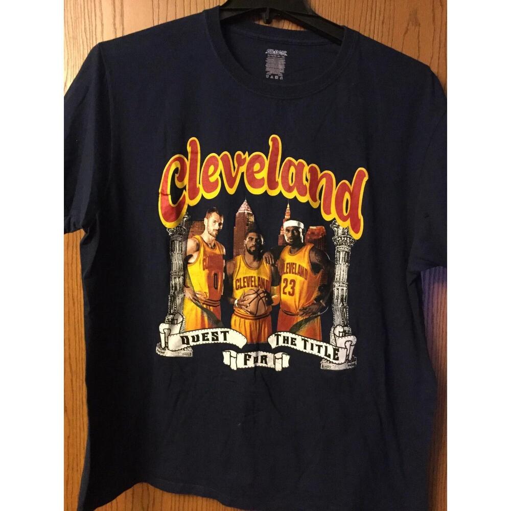 Cleveland Cavaliers Quest For The Title Blue Shirt